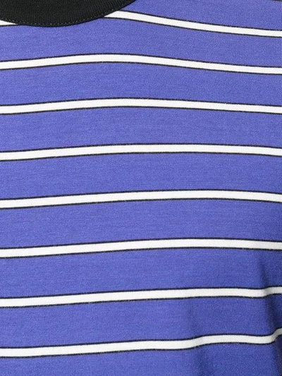 Shop Ami Alexandre Mattiussi Striped Short Sleeves T-shirt