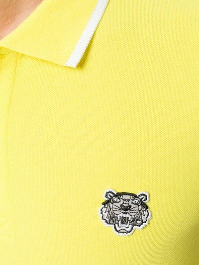Shop Kenzo Tiger Logo Polo Shirt