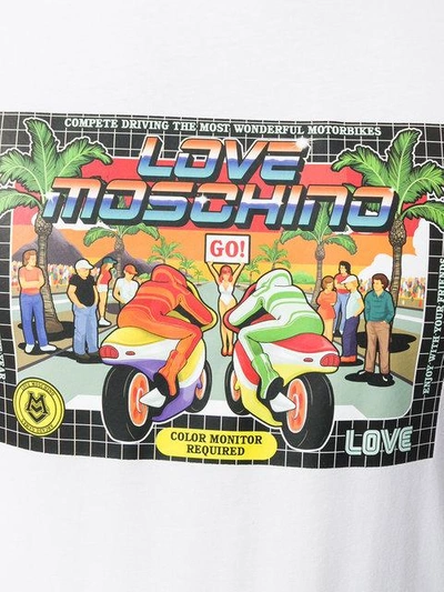 Shop Love Moschino Signature Print T-shirt