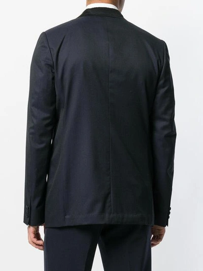 Shop Sacai Formal Dark Navy Jacket - Black