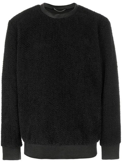 Shop Helmut Lang Textured Sweatshirt In Black