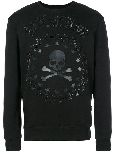 Shop Philipp Plein Crystal Skull Sweatshirt - Black