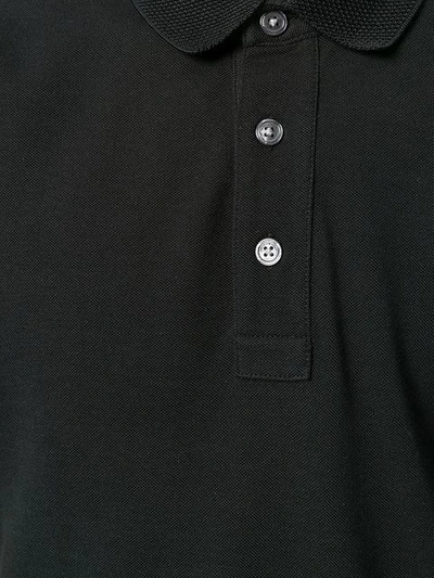 Shop Emporio Armani Classic Polo Shirt - Black