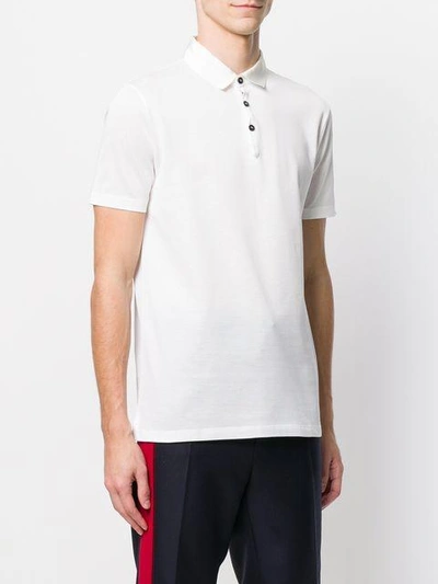 Shop Lanvin Classic Polo Shirt In White