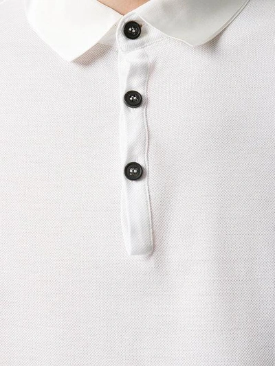 Shop Lanvin Classic Polo Shirt In White