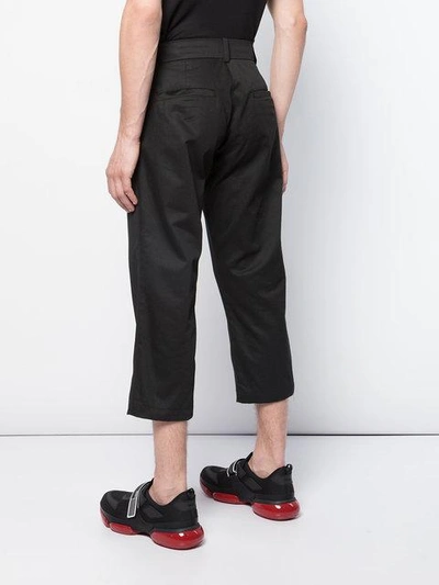 Shop The Celect Cropped Trousers - Black