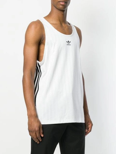 Shop Adidas Originals Adidas  Football Tank Top - White