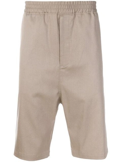 Shop Neil Barrett Drop-crotch Shorts