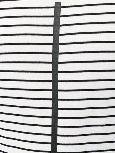 Shop Neil Barrett Striped Jersey  In White