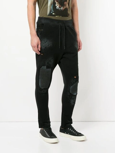 Shop Rh45 Fitted Track Trousers - Black