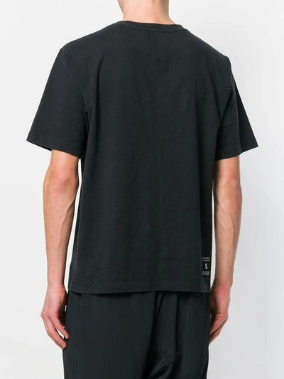 Shop Ben Taverniti Unravel Project Inverted Logo T-shirt In Black