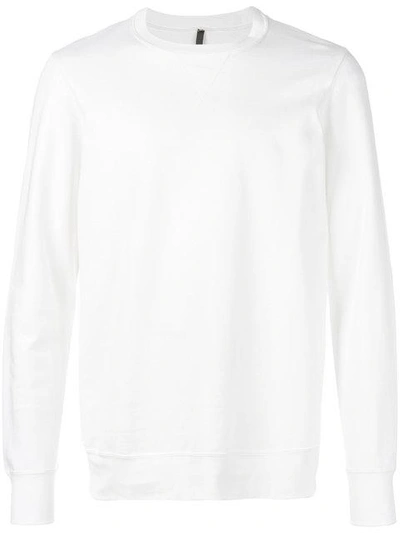 Shop Attachment Logo Print Sweatshirt - White