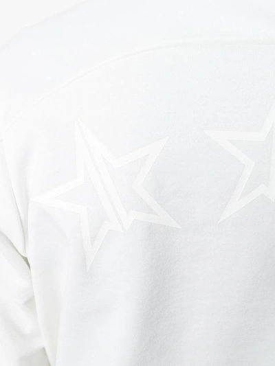 Shop Attachment Logo Print Sweatshirt - White