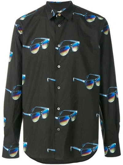 Shop Paul Smith Sunglasses Print Shirt