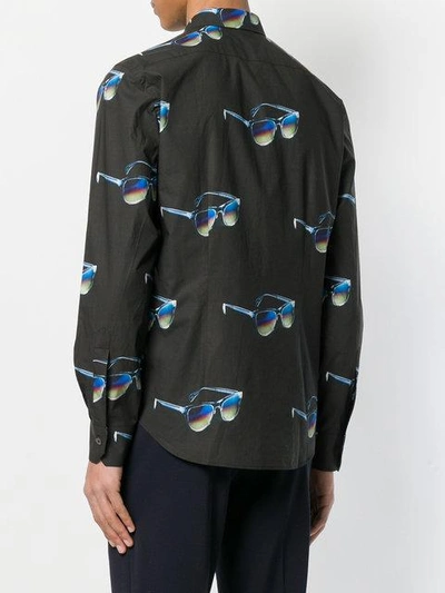 Shop Paul Smith Sunglasses Print Shirt