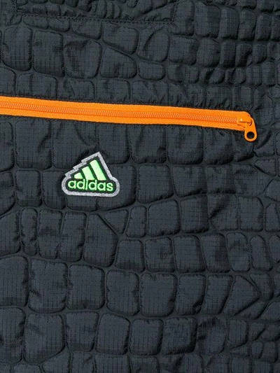 Shop Adidas By Kolor Embossed Logo Jacket In Black