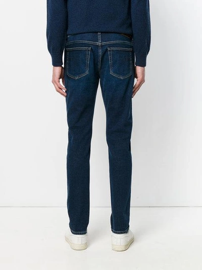 Shop Barba Slim-fit Jeans In Blue