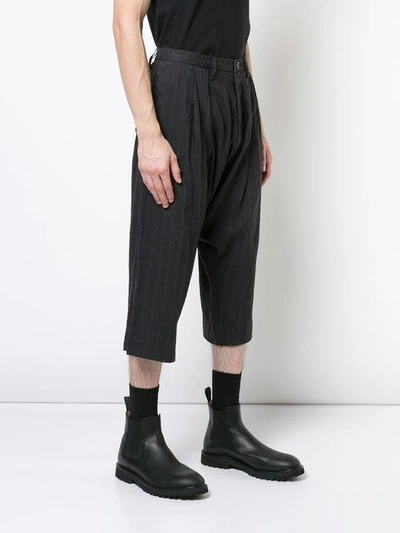 Shop Ziggy Chen Striped Relaxed Trousers