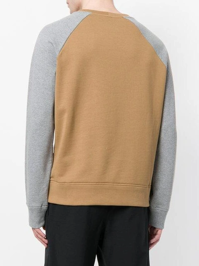 Shop N°21 Branded Raglan Sweatshirt In Brown