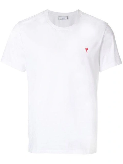 Shop Ami Alexandre Mattiussi 'ami De Coeur' T-shirt - Weiss In White