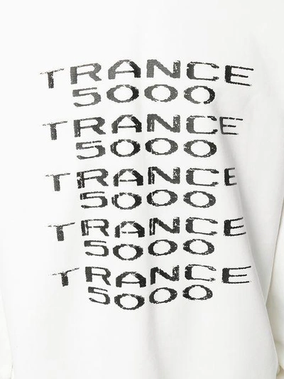 Shop Misbhv Trance Print Sweatshirt In White