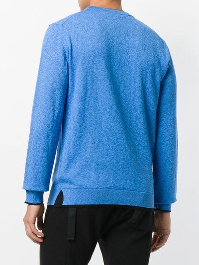 Shop Kenzo Tiger Logo Sweater - Blue