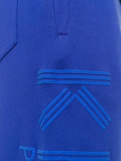 Shop Kenzo Logo Sweatpants - Blue