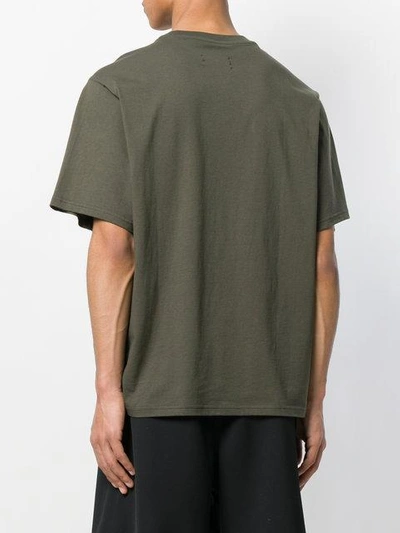 Shop Oamc Short-sleeve Plain T-shirt - Grün In Green