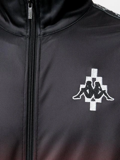 Shop Marcelo Burlon County Of Milan Kappa Logo Jacket In Black