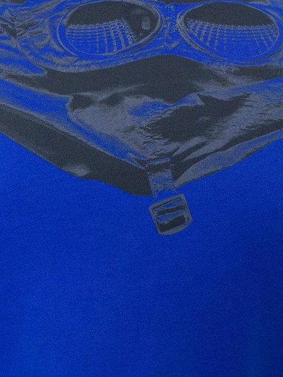 Shop C.p. Company Printed T-shirt In Blue