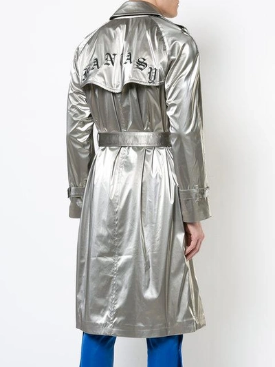 Fantasy Trench Coat - Metallic