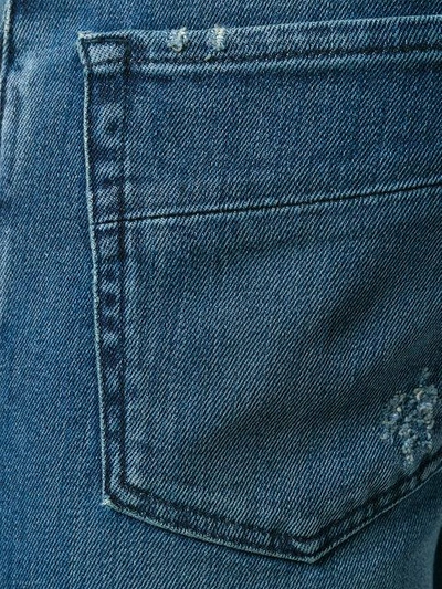 Shop Fendi Slim-fit Straight-leg Jeans In Blue