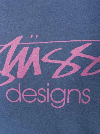Shop Stussy Short Sleeved Logo T