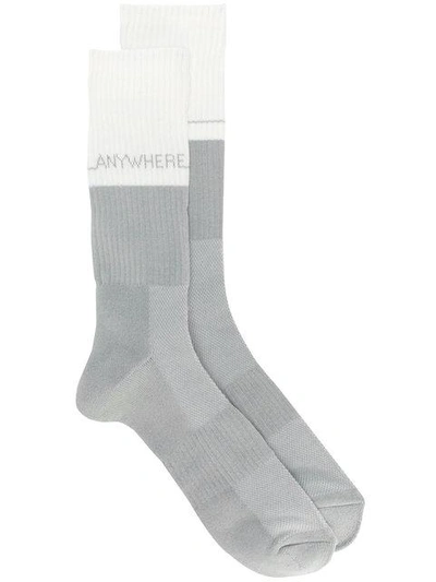 Shop Necessary Anywhere Forty Six Socks  In Grey