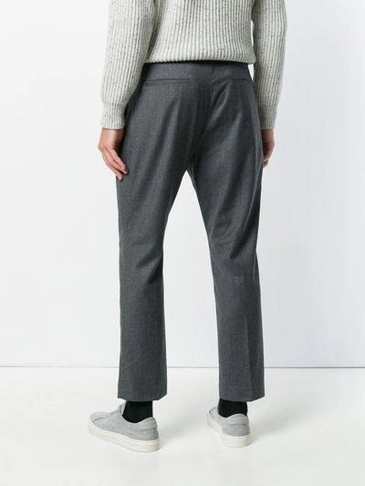 Shop Pence Pleated Trousers - Grey
