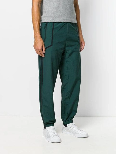 Shop Adidas Originals Adidas  Bonded Seam Track Pants - Green