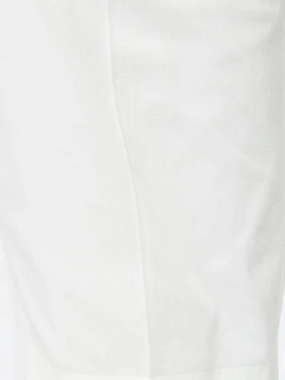 Neil Barrett High Waisted Shorts In White