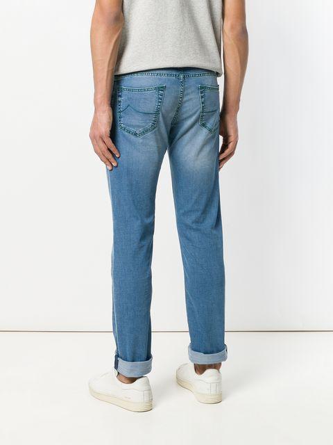 Jacob Cohen Bandana Pocket Slim Fit Jeans | ModeSens
