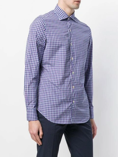 Shop Finamore Napoli Finamore 1925 Napoli Checked Button-down Shirt - Multicolour