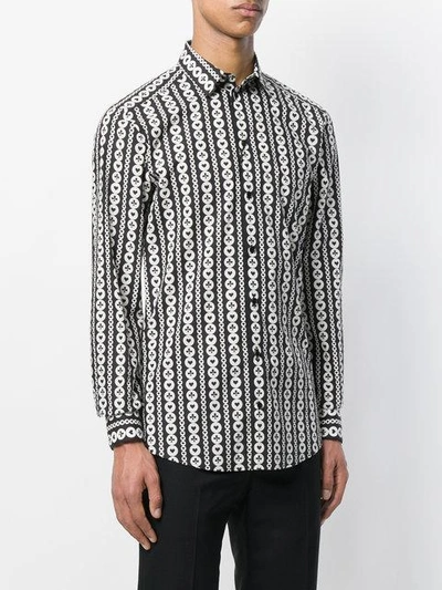Shop Dolce & Gabbana Card Suit Print Shirt