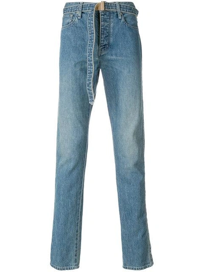 Shop Sacai Slim Fit Jeans