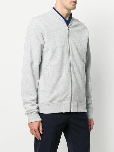 Shop Kenzo Zipped Sweatshirt - Grey