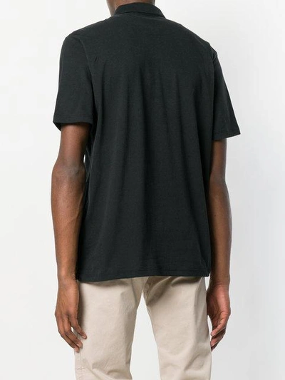 Shop Fashion Clinic Timeless Half Sleeve Polo Shirt In Black