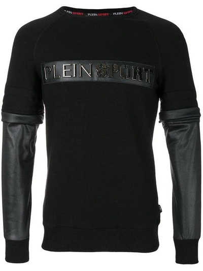 Shop Plein Sport Cinderella Man Sweatshirt In Black