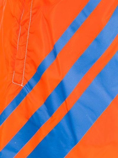 Shop Dsquared2 Dsq Logo Printed Swim Shorts - Orange