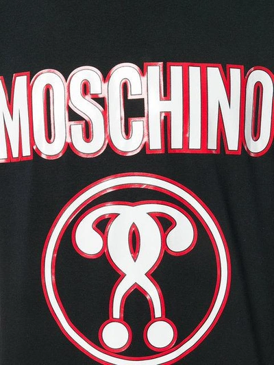 Shop Moschino Contrast Logo T