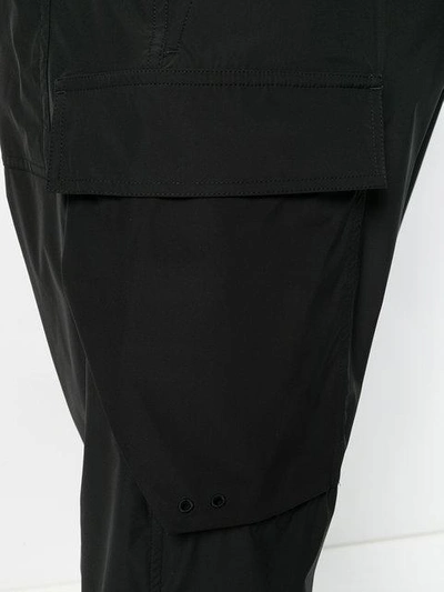 Shop Rick Owens Drop Crotch Cropped Trousers In Black