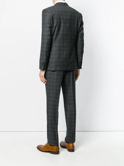 Shop Etro Two Piece Formal Suit - Grey