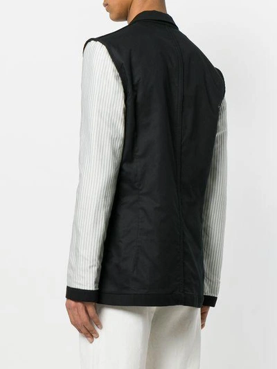 Shop Ann Demeulemeester Grise Albert Reversible Jacket - Black