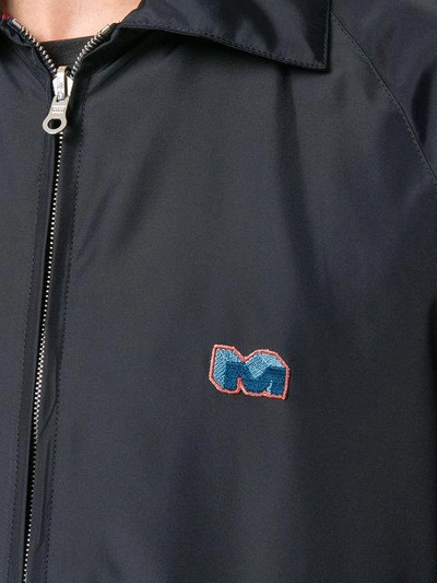 Shop Marni M Logo Jacket - Blue